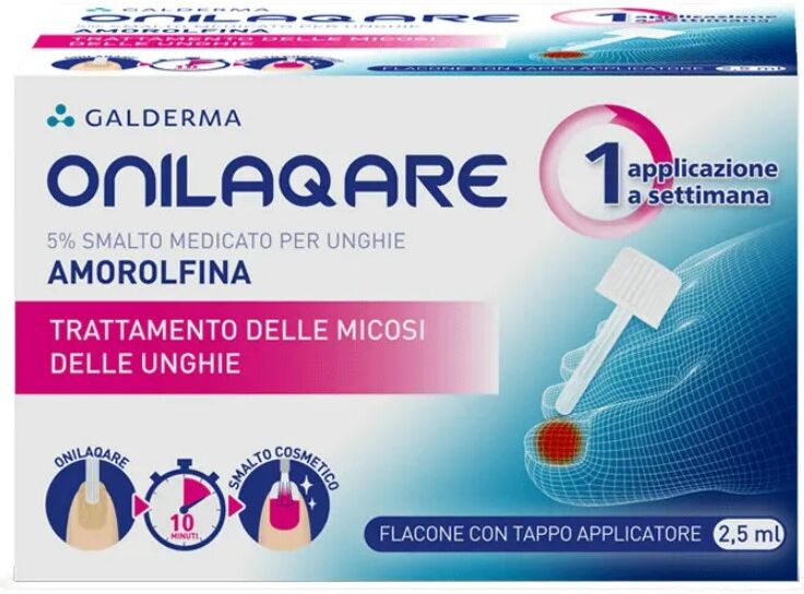 Onilaq are Smalto Medicato Onicomicosi per Unghie 5% 2,5 ml