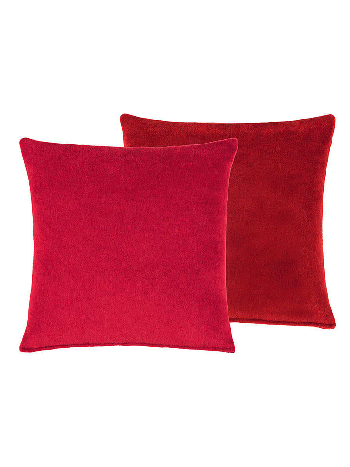 biederlack Kissenhülle in Rot - (L)50 x (B)50 cm - onesize