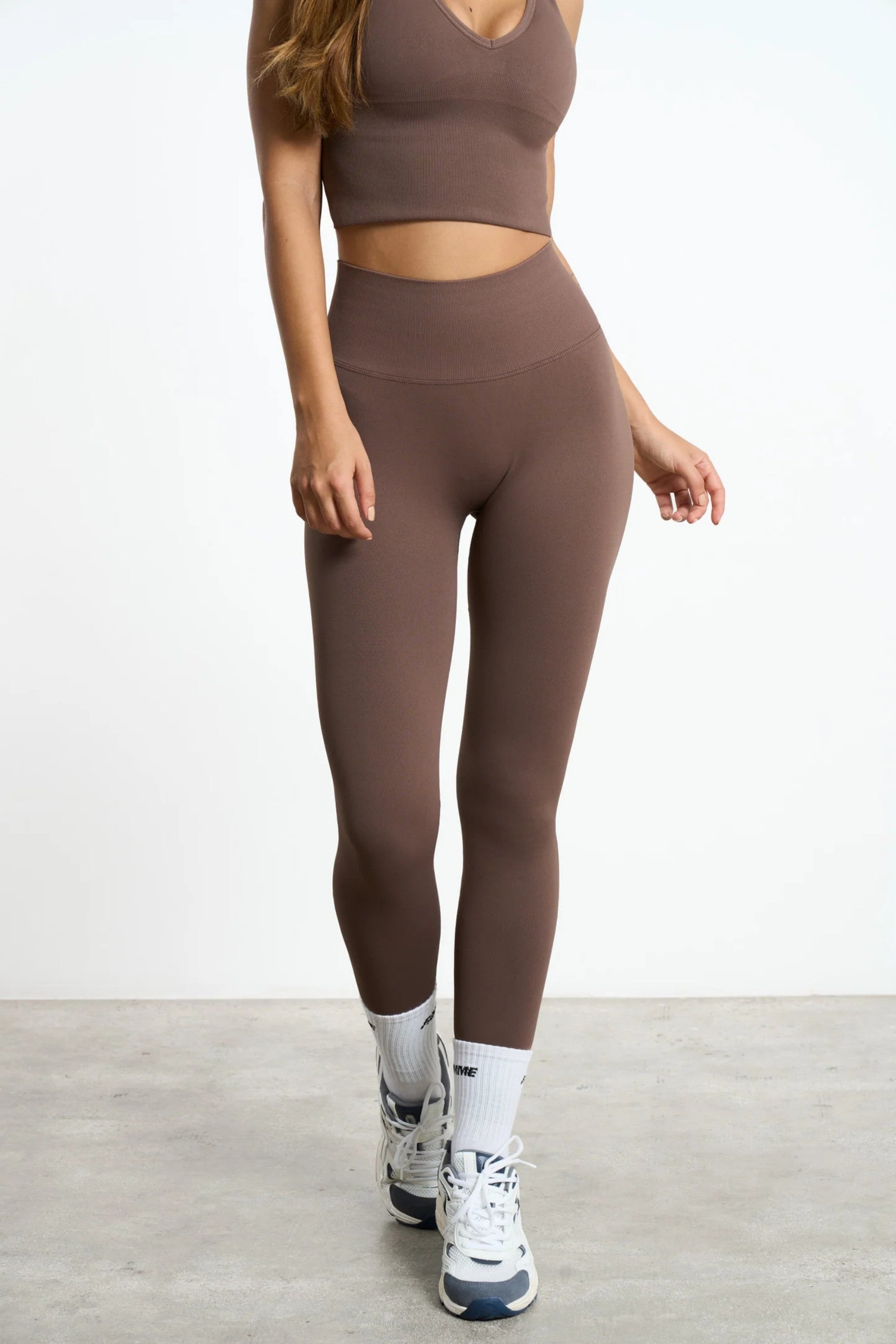 FAMME Contour Tights Brown XL