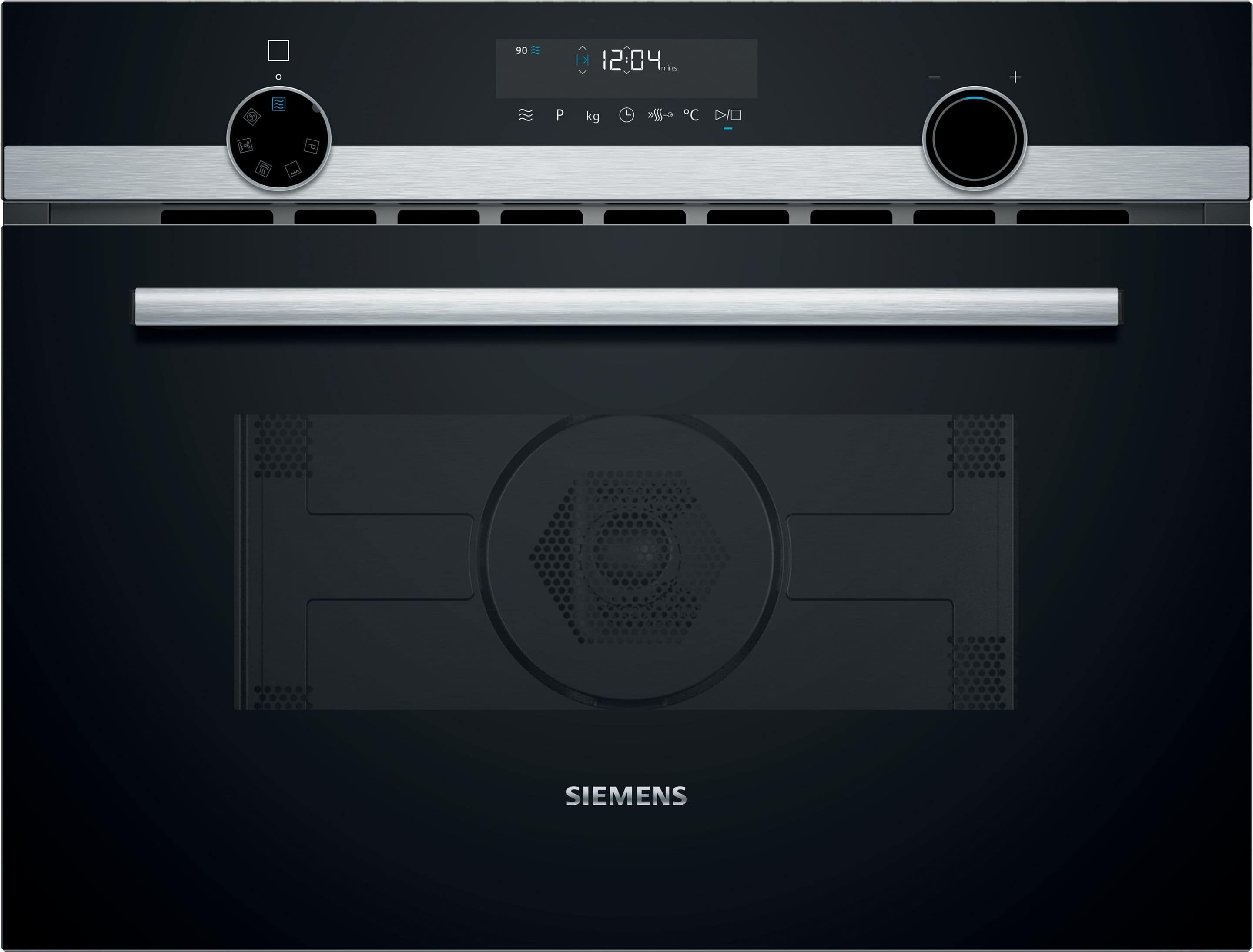 Siemens iQ500 CM585AGS1 Einbaubackofen kompakt AutoClean Mikrowelle