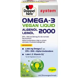 DOPPELHERZ Omega-3 vegan Liquid 2000 system