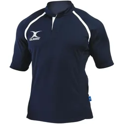 Gilbert, Herren, Sportshirt, Rugbyshirt Xact Ii Blauw - 3XL (3XL), Blau