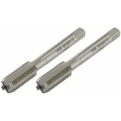 VAR, Gewindeschneider + Gewindebohrer, Handgewindebohrer 2 Stück M10 x 1.0 mm CD-04100-10