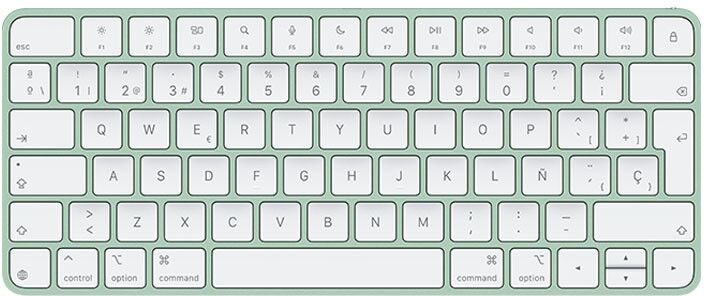 Apple Magic Keyboard A2450 Englisch (UK), 2021, Grün, A+