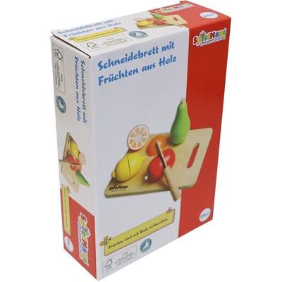 SpielMaus Küche Schneidebrett mit Früchten