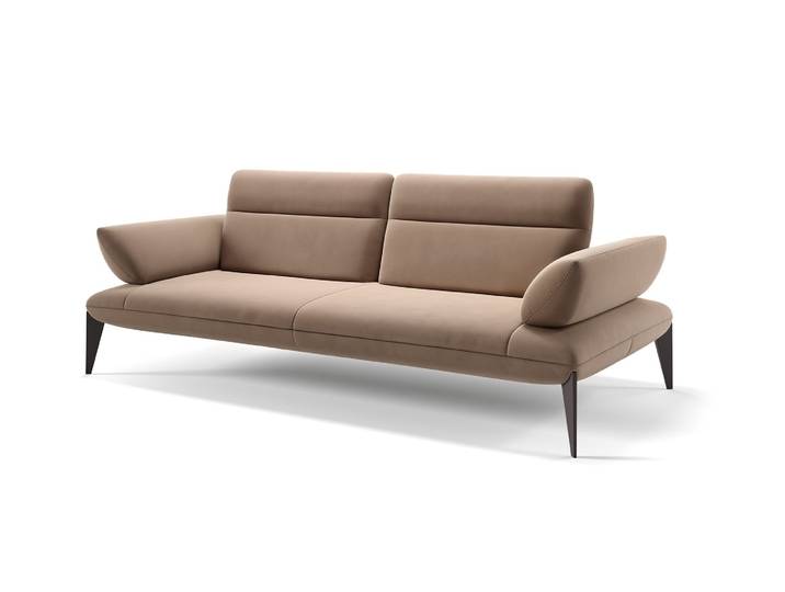 Stoff 3-Sitzer Relaxsofa LAZIO Designcouch