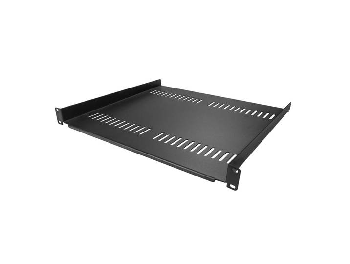 StarTech.com Lot de 2 Étagère 1U pour Rack Serveur, Étagère Cantilever Universelle Ventilée pour Montage en Rack, pour Rack/Armoire 19', Acier Robuste