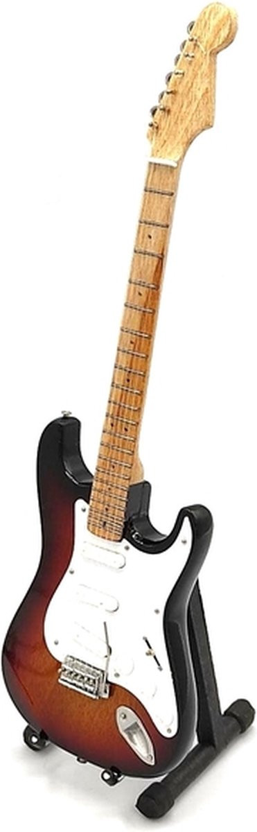 Miniature Jimi Hendrix gitaar decoratie 25 cm
