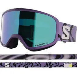 SALOMON Kinder Skibrillen Ki GOGGLES LUMI PANSY/Mid Blue, Größe ONE SIZE in Schwarz Schwarz
