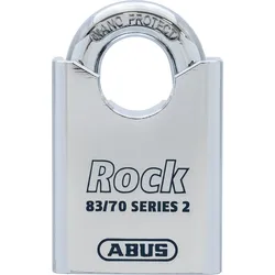 ABUS Vorhangschloss Service 83CS/70 O ohne Zyl. herausnehmb. Bügel konv.