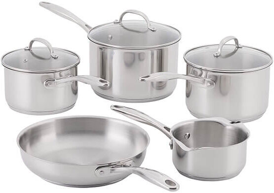 Stellar 7000 Profile Silver 5 Piece Cookware Set