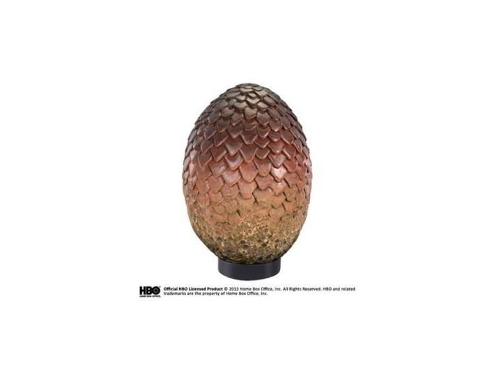 Réplique - NOBLE COLLECTION - Oeuf de Drogon - Résine - Noir - Objets décoratifs