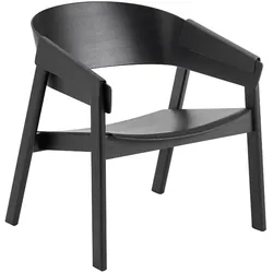 Muuto Cover Lounge Chair, schwarz