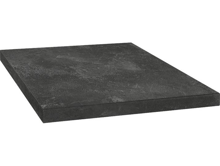 Arbeitsplatte, Spanplatte, Schwarz Stone, 300×60×3,8 cm, Melaminharzbeschichtet, OPTIFIT Luzern