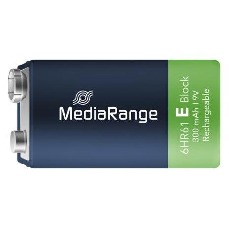 MediaRange MRBAT124 (1 Stk., 6HR61, 300 mAh) (MRBAT124)
