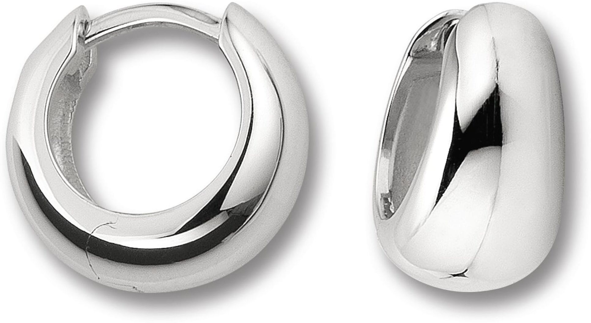 Paar Creolen ONE ELEMENT "Ohrringe Creolen aus 925 Silber", silber, Ohrringe, Damen, Damen, Silber 925 (Sterlingsilber), Zurückhaltend & edel – passt zu eleganten wie lässigen Looks