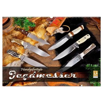 Handgefertigte Jagdmesser (Wandkalender 2027 DIN A2 quer), CALVENDO Monatskalender
