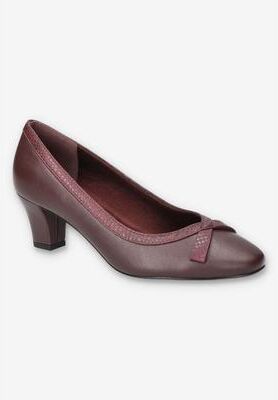 Women's Kata Pump by Easy Street in Burgundy (Size 12 M)