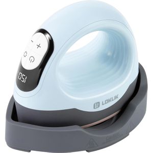 LOKLiK Transferpresse ImPress Mini 3, blau, 8 x 9,3 cm, Hitzepresse für Textilien