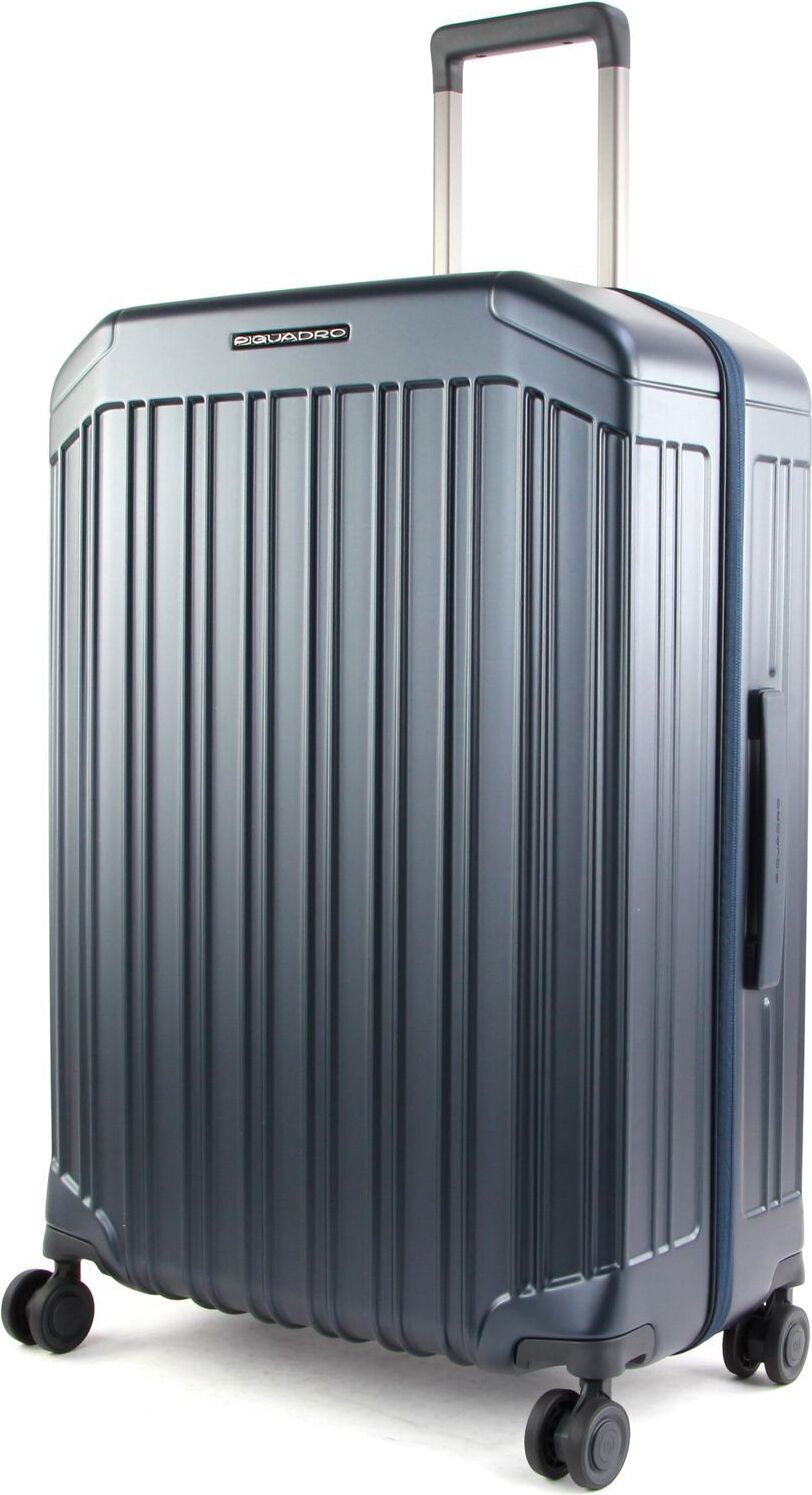 Piquadro PQ-Light 4-Rollen-Trolley M Blu Opaco