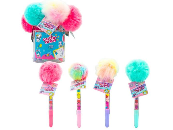 Cutie Crew CC60300 - Balpennen - 12 stuks met pompom