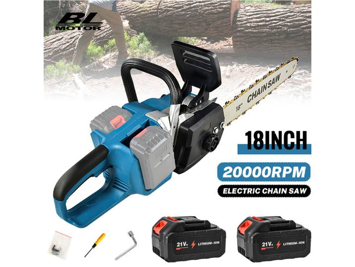 Makita – tronçonneuse électrique sans fil de 18 pouces, outils de travail du bois pour branche de verger, coupeur portatif pour batterie