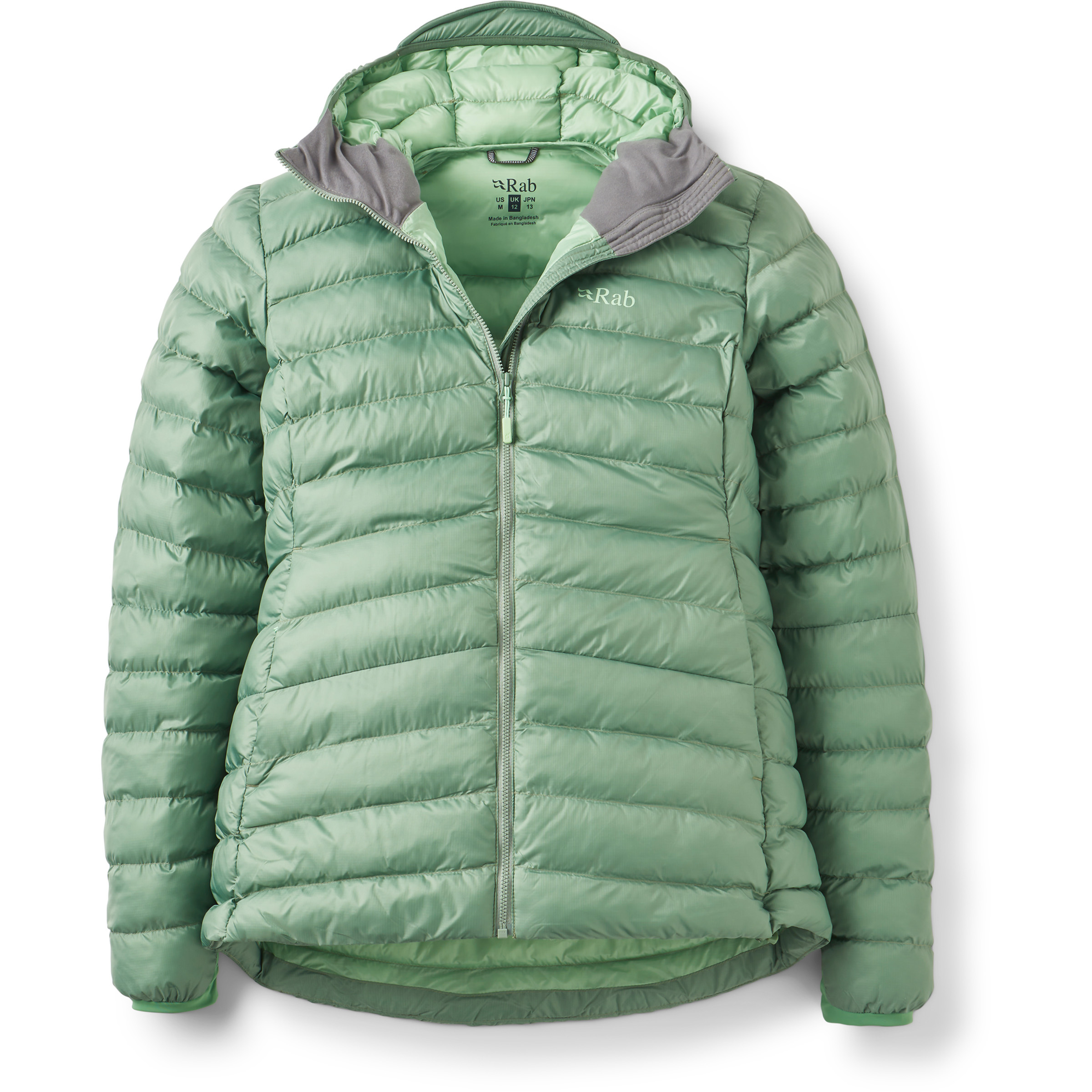Rab Cirrus Alpine Damen Isolationsjacke gruen Größe XS Trekking Isolierend Wasserabweisend