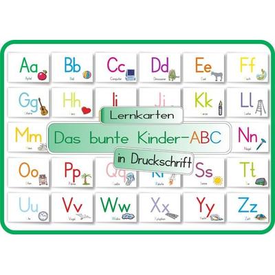 Das bunte Kinder-ABC in Druckschrift, Sonstige von Helga Momm, E & Z Verlag GmbH