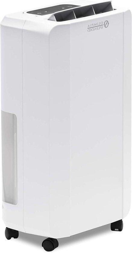 Luftentfeuchter - Feuchtigkeitsentferner - Für ein trockenes Raumklima - Kompaktes, flaches Design - 14 Liter pro Tag - Weiß