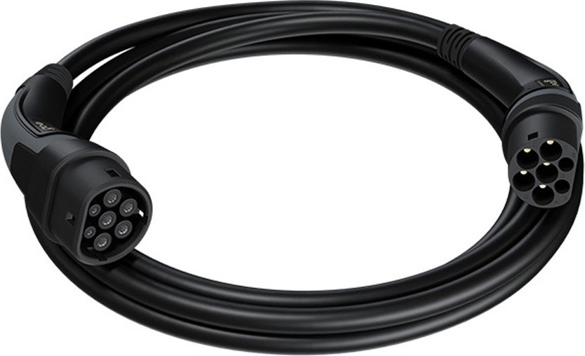 go-e CH-10-07-7 Type 2 Laadstation, Zwart, IP55