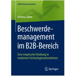 Beschwerdemanagement im B2B-Bereich, Fachbücher von Bettina Zeiler