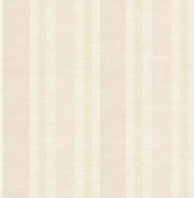 Seabrook Designs Harmonia Linen Stripe Unpasted Wallpaper