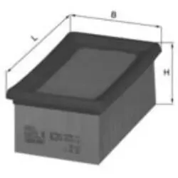 Luftfilter MAHLE LX 820 für Moto Guzzi BMW Nevada V 7 F