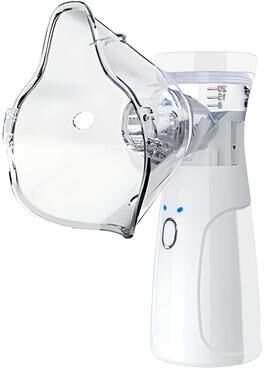 Inspired Living NanoGlow Portable Facial Steamer & Hydrating Mist Spray white