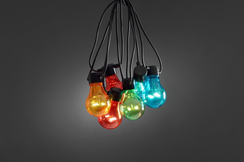 Konstsmide Partylight lichtsnoer met 20 gekleurde lampjes 2379-500