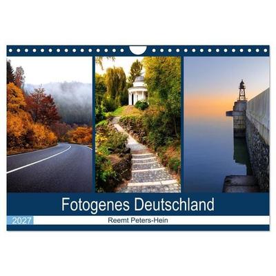 Fotogenes Deutschland (Wandkalender 2027 DIN A4 quer), CALVENDO Monatskalender