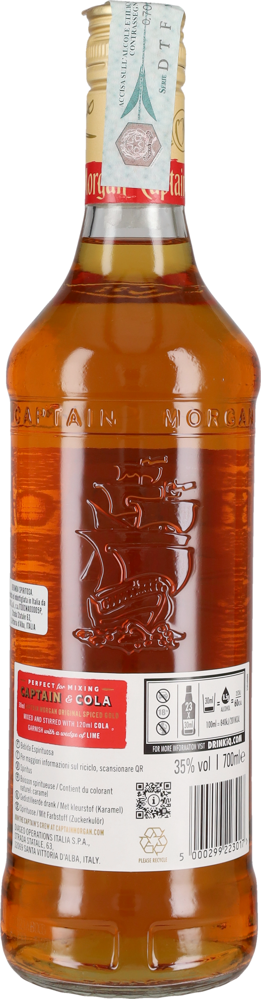 Captain Morgan Rum Spiced 'Gold Original'