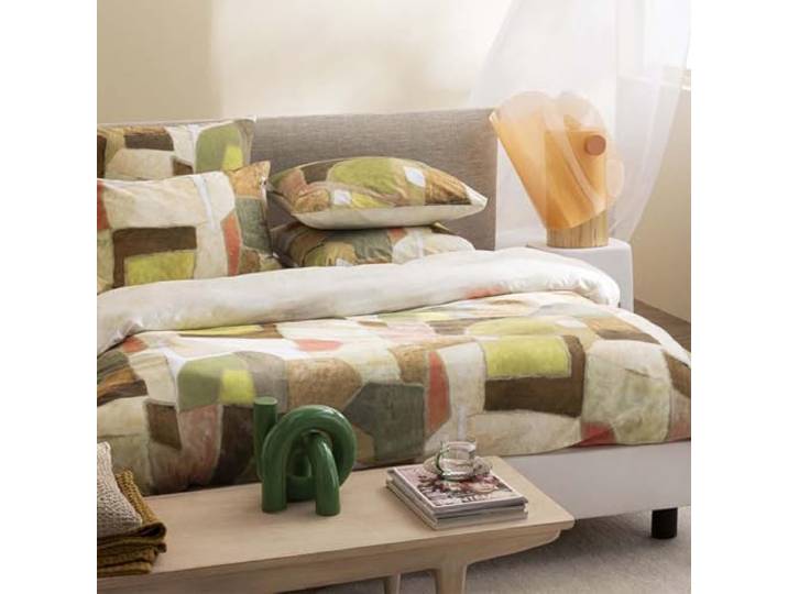 Housse de Couette imprimée en Percale de Coton\, Clay Collage\, 240 x 220 cm\, Designers Guild