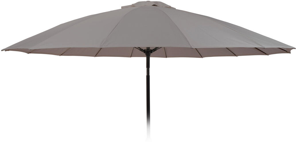 Freeport Park Hanna 270 cm W X 270 cm D Round Tilt Market Parasol with Crank Lift Taupe 270cm W X 270cm D
