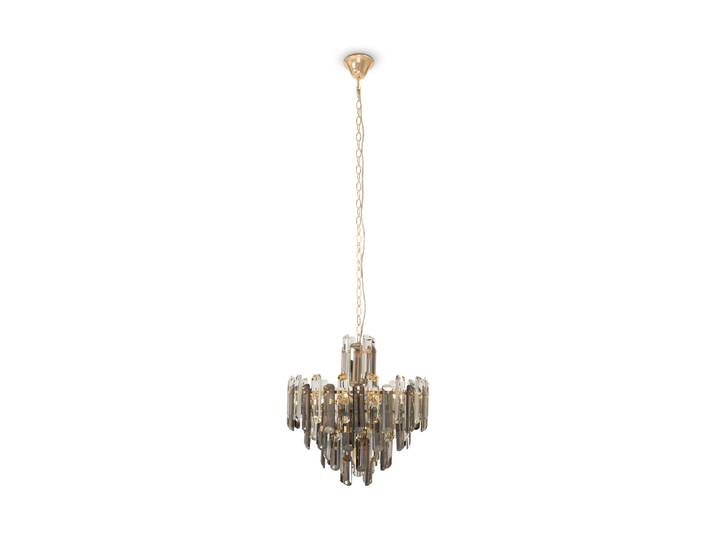 Suspension\, métal doré\, pendentif décoratif\, douille E14