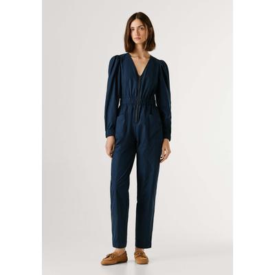 Jumpsuit PEPE JEANS "Jumpsuit ARIA AIO", Damen, Gr. M, Normalgrößen, blau (dulwich blau), 68% Baumwolle, 32% Polyamid, Overalls Jumpsuit