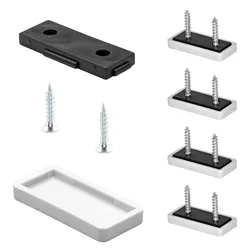 WAGNER QuickClick® Kunststoffgleiter HYPER - 8x Schraube, 4x Basis & Gleiteinsatz Ø 32 x 15 mm, DE Ware - 15782900