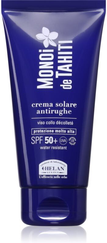 Helan MONOÏ de TAHITI Sun Cream SPF50+ crème protectrice corps et visage SPF 50+ 75 ml