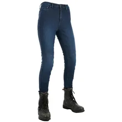 Oxford, Motorradhose, Damen Oa zugelassene AA Motorrad-Jeggings, Indigo, 42 (Damen, Normalgrösse, 42)