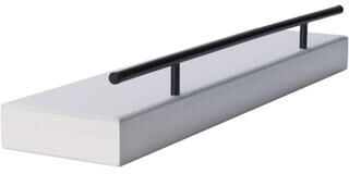 Melannco Floating Railing Shelf, 24 Inch, White