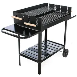 Royal Food, Holzkohlegrill, CB 280X Kohlegrill mit 2 Grillrosten Kochfläche 75 x 50 cm (75 cm)