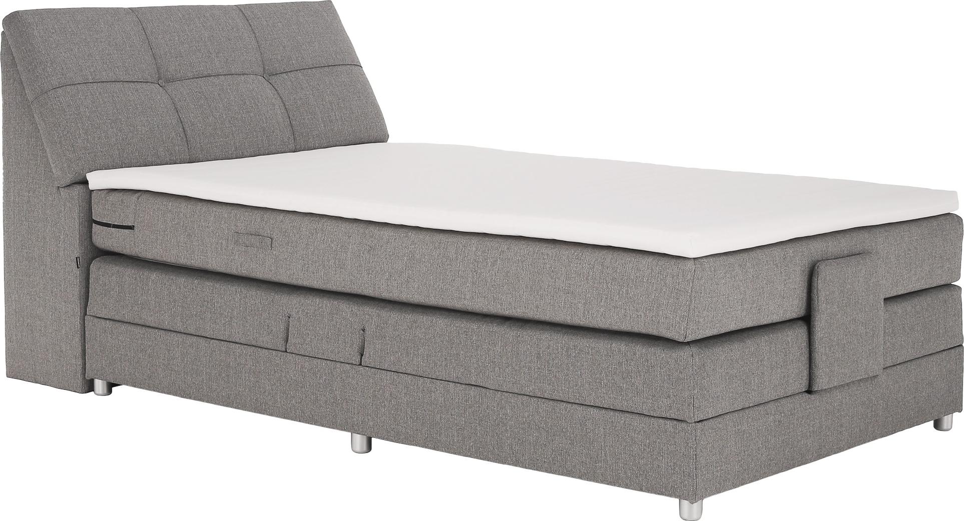 Kondela Elektrisches verstellbares Einzelbett Gerona New 120x200 cm - grau
