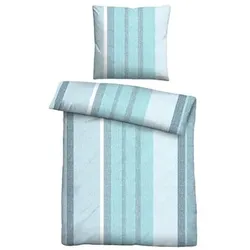 Castell® Bettwäsche Längsstreifen Baumwoll Renforcé Einzelbett, 2tlg.
