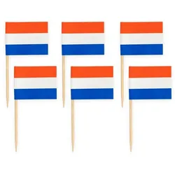 50 Flaggen Deko Picker Niederlande Holland