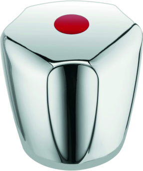Kludi Standard Terraluxgriff 754220500 chrom, Metall Terraluxgriff, warm